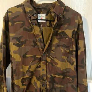 Gap army fatigue Oxford shirt
